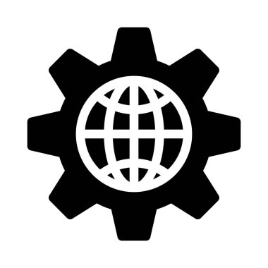 vektör glifini düz simge olarak ayarla