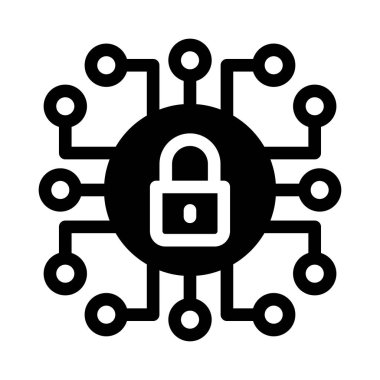 Koruma vektörü simgesi düz simgesi