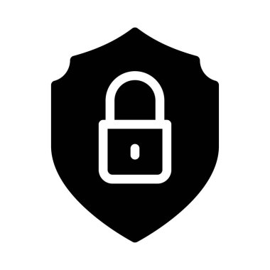 Koruma vektörü simgesi düz simgesi