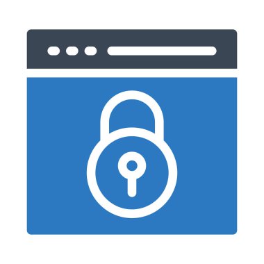 İnternet vektör renk simgesi