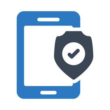 Güvenli vektör renk simgesi