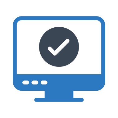 Güvenli vektör renk simgesi