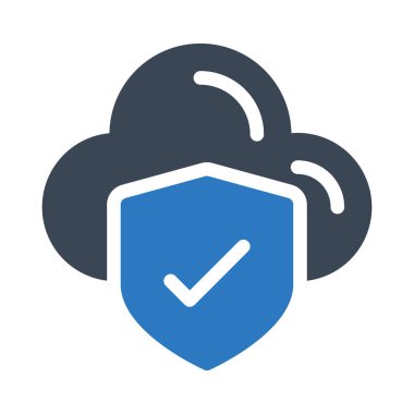 güvenlik vektörü renk simgesi