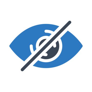 görünmeyen vektör renk simgesi