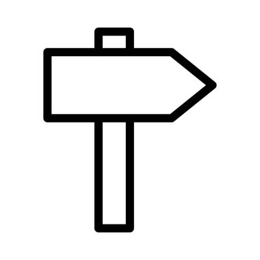 tahta vektörü ince çizgi simgesi