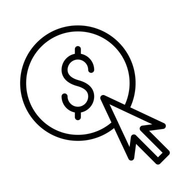 çevrimiçi vektör ince çizgi simgesi