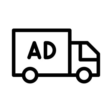 pazarlama vektörü ince çizgi simgesi