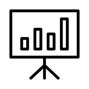 tahta vektörü ince çizgi simgesi