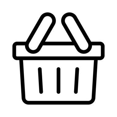 Taşıyıcı vektör ince çizgi simgesi