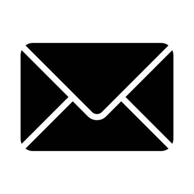 ileti vektörü düz simgesi