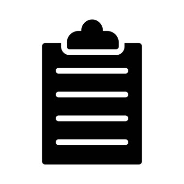 belge vektörü düz simge