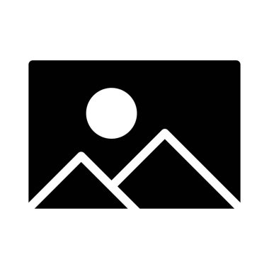 fotoğraf vektörü düz simge