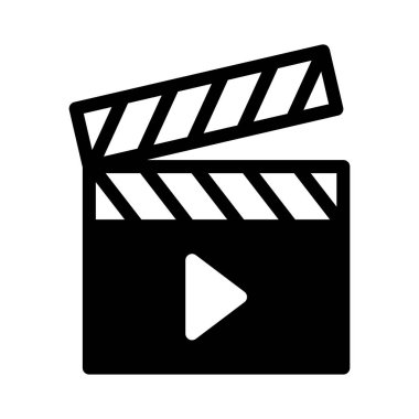 Klaket vektör glifleri düz simge