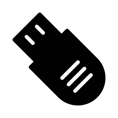 sürücü vektörü glyph düz simgesi