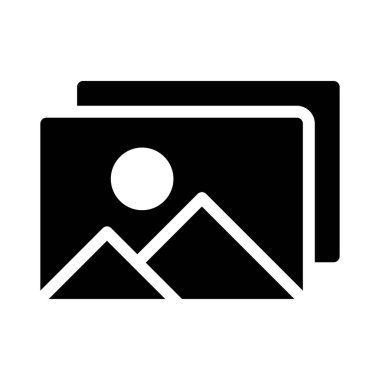 fotoğraf vektörü düz simge