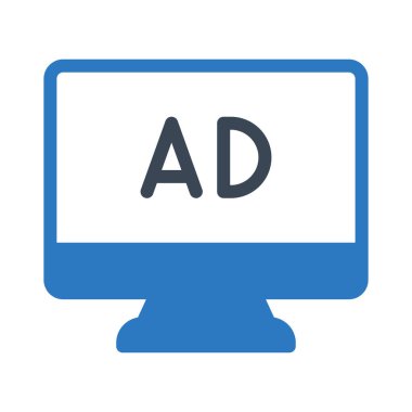 pazarlama vektörü renk simgesi