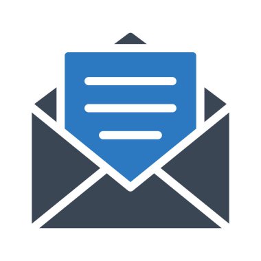 ileti vektör renk simgesi