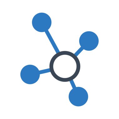 İnternet vektör renk simgesi