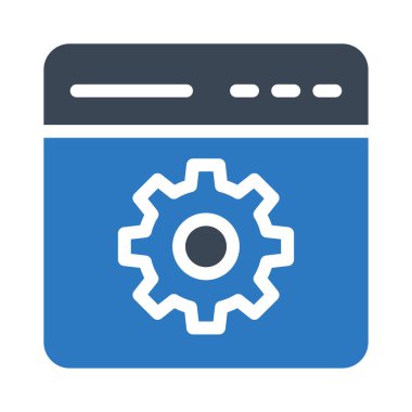 tarayıcı vektör renk simgesi