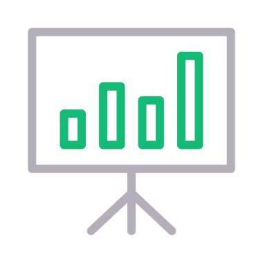 tahta vektörü düz renk çizgisi simgesi