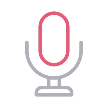 hoparlör vektörü düz çizgi simgesi