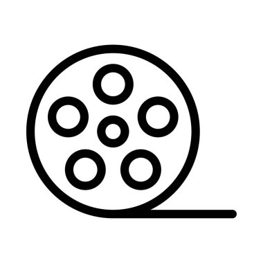 Makara vektörü ince çizgi simgesi