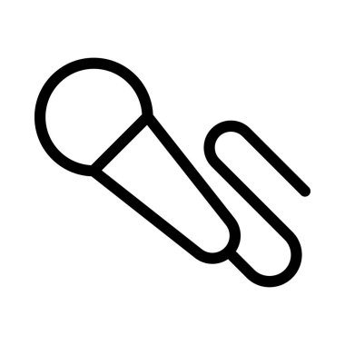 hoparlör vektörü ince çizgi simgesi