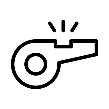 çan vektörü ince çizgi simgesi