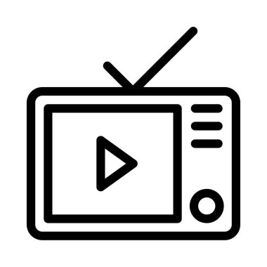 drama vektörü ince çizgi simgesi