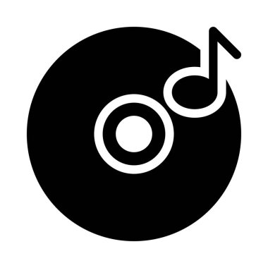 DVD vektör düz simgesi