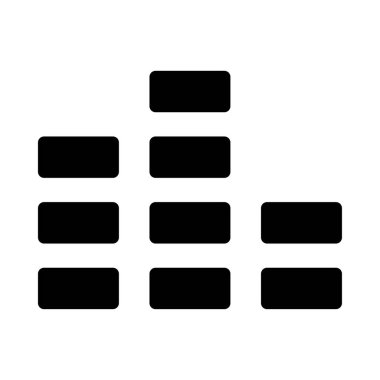 vektör glyph düz simgesini yener