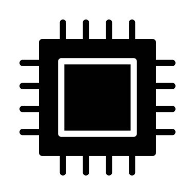 çip vektör düz simge