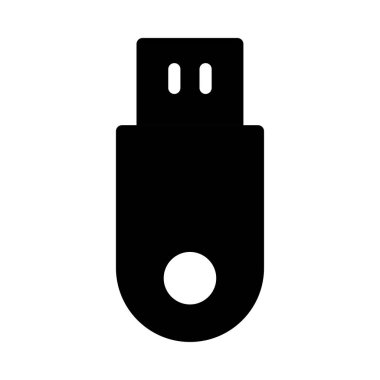 sürücü vektörü glyph düz simgesi