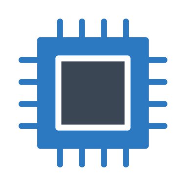 çip vektör renk simgesi