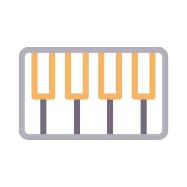 karolar vektör düz çizgi simgesi