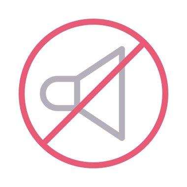 ses vektörü düz çizgi simgesi yok