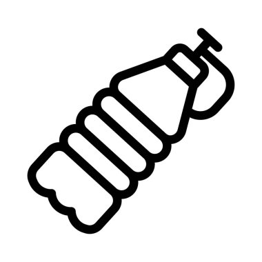 şişe vektör ince çizgi simgesi