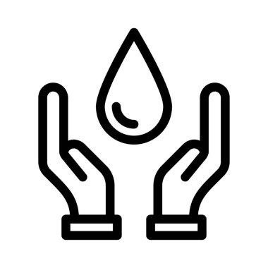 dikkat vektörü ince çizgi simgesi