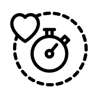 sağlıklı vektör ince çizgi simgesi