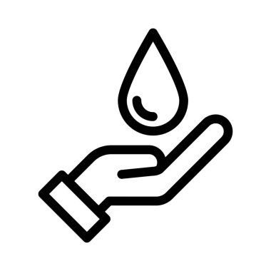 dikkat vektörü ince çizgi simgesi