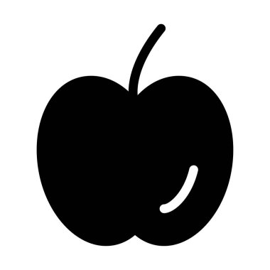 meyve vektörü düz simgesi