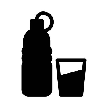 meyve suyu vektörü düz simgesi