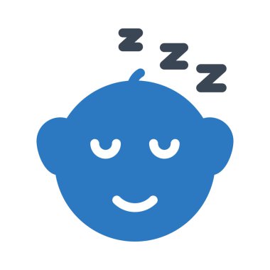 çocuk vektör renk simgesi