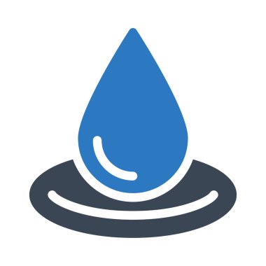 su vektörü renk simgesi