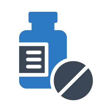 uyuşturucu vektör renk simgesi