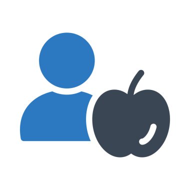 meyve vektörü renk simgesi