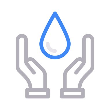 bakım vektörü düz renk simgesi