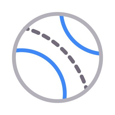 spor vektörü düz renk simgesi