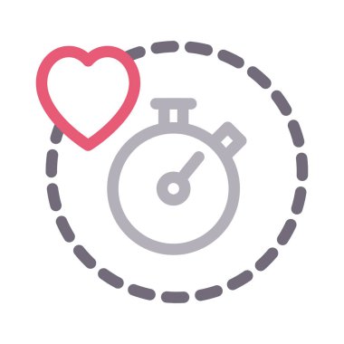 sağlıklı vektör düz renk simgesi