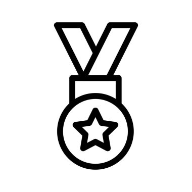 ödül vektörü ince çizgi simgesi